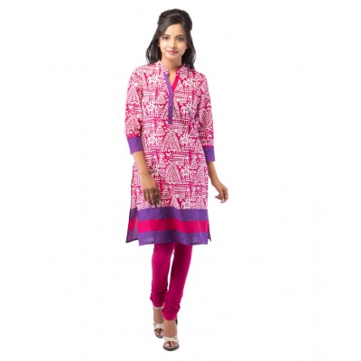 Pack of 3 - 100% Cotton Embroidered Kurti